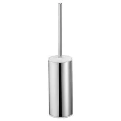 Keuco Moll Toilet Brush & Holder - Chrome/White -FlushPro Shop 04969010100 D1 460