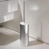 Keuco Moll Toilet Brush & Holder - Chrome/White 2 Keuco Moll Toilet Brush & Holder - Chrome/White -FlushPro Shop 04969010100 P