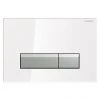 Geberit Sigma40 White Glass DuoFresh Odour Extraction Flush Plate - 115.600.SI.1 -FlushPro Shop 115.600.SI .1 l 460