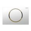 Geberit Sigma 10 White + Gold Flush Plate for UP320/UP720 Cistern - 115.758.KK.5 -FlushPro Shop 115.758.KK .5 460