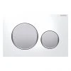 Geberit Sigma 20 White + Matt Chrome Flush Plate for UP320/UP720 Cistern - 115.882.KL.1 -FlushPro Shop 115.882.KL .1 460