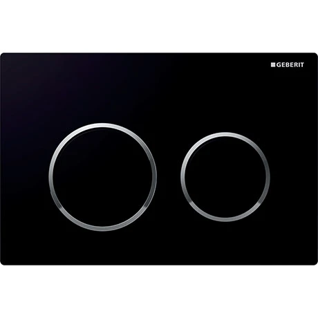 Geberit Sigma 20 Black Flush Plate for UP320/UP720 Cistern - 115.882.KM.10 3 Geberit Sigma 20 Black Flush Plate for UP320/UP720 Cistern - 115.882.KM.10