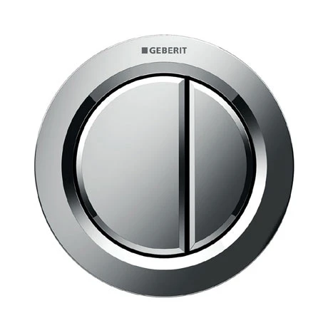 Geberit Dual Flush Pneumatic Flush Button - Gloss Chrome - 116.050.21.1 3 Geberit Dual Flush Pneumatic Flush Button - Gloss Chrome - 116.050.21.1