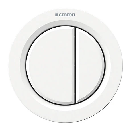 Geberit Type 01 Pneumatic Dual Flush Button for Concealed Cisterns - White Alpine - 116.050.11.1 3 Geberit Type 01 Pneumatic Dual Flush Button for Concealed Cisterns - White Alpine - 116.050.11.1