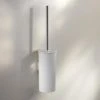 Keuco Moll Wall Mounted Toilet Brush & Holder - White 2 Keuco Moll Wall Mounted Toilet Brush & Holder - White -FlushPro Shop 12764010100 P