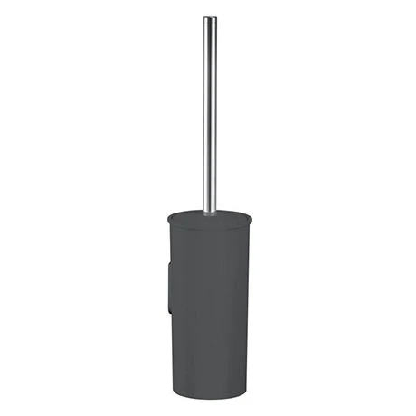 Keuco Moll Wall Mounted Toilet Brush & Holder - Anthracite 3 Keuco Moll Wall Mounted Toilet Brush & Holder - Anthracite
