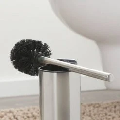 Tiger Colar Toilet Brush & Holder - Polished Stainless Steel 12 Tiger Colar Toilet Brush & Holder - Polished Stainless Steel -FlushPro Shop 1314830346 D1 460