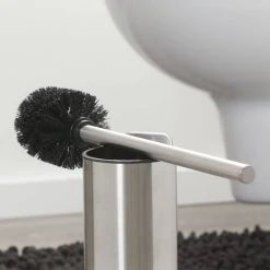Tiger Colar Toilet Brush & Holder - Brushed Stainless Steel 12 Tiger Colar Toilet Brush & Holder - Brushed Stainless Steel -FlushPro Shop 1314830946 D1 460