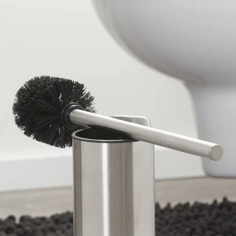 Tiger Colar Toilet Brush & Holder - Brushed Stainless Steel 7 Tiger Colar Toilet Brush & Holder - Brushed Stainless Steel - Image 5