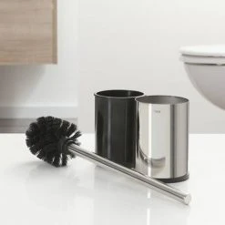 Tiger Colar Freestanding Toilet Brush & Holder - Polished Stainless Steel 8 Tiger Colar Freestanding Toilet Brush & Holder - Polished Stainless Steel -FlushPro Shop 1314930346 D2 460
