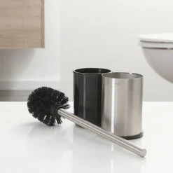 Tiger Colar Freestanding Toilet Brush & Holder - Brushed Stainless Steel 8 Tiger Colar Freestanding Toilet Brush & Holder - Brushed Stainless Steel -FlushPro Shop 1314930946 D2 460