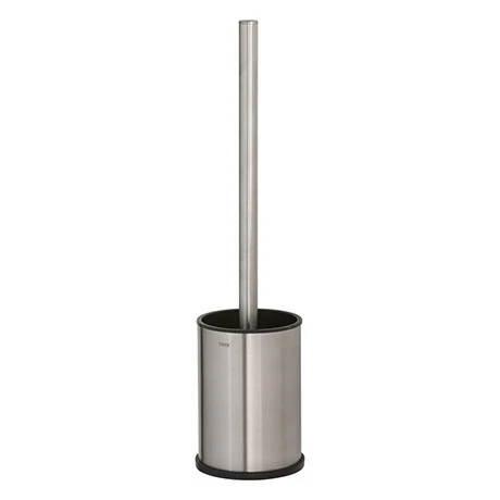 Tiger Colar Freestanding Toilet Brush & Holder - Brushed Stainless Steel 3 Tiger Colar Freestanding Toilet Brush & Holder - Brushed Stainless Steel