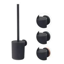 Tiger Urban Toilet Brush & Holder - Black -FlushPro Shop 1317330746 D2 460