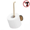Tiger Tune Spare Toilet Roll Holder - Brushed Brass/Black 1 Tiger Tune Spare Toilet Roll Holder - Brushed Brass/Black -FlushPro Shop 1325435646 P