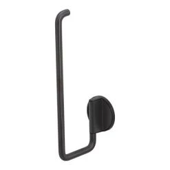 Tiger Tune Spare Toilet Roll Holder - Brushed Black Metal/Black -FlushPro Shop 1325438946 D1 460
