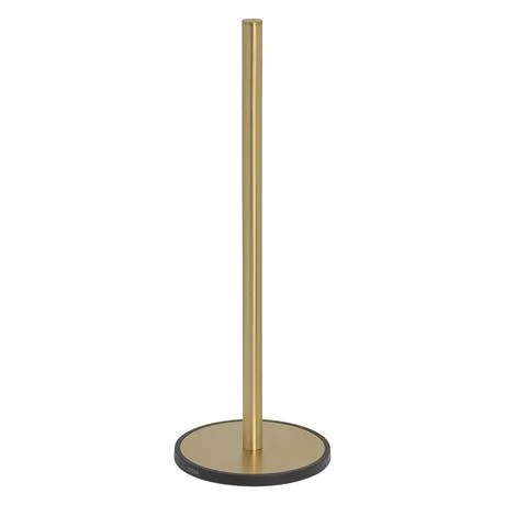 Tiger Tune Freestanding Spare Toilet Roll Holder - Brushed Brass/Black 4 Tiger Tune Freestanding Spare Toilet Roll Holder - Brushed Brass/Black - Image 2