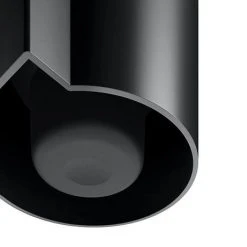 Keuco Plan Wall Mounted Toilet Brush & Holder - Black -FlushPro Shop 14972370200 D2 460