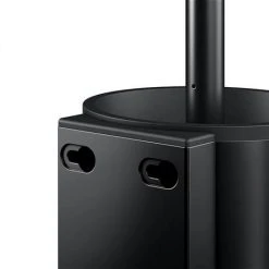 Keuco Plan Wall Mounted Toilet Brush & Holder - Black -FlushPro Shop 14972370200 D3 460