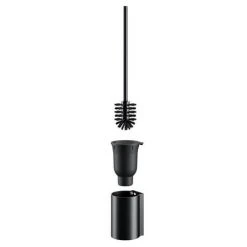 Keuco Plan Wall Mounted Toilet Brush & Holder - Black -FlushPro Shop 14972370200 D5 460