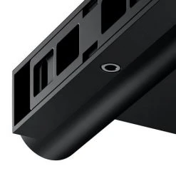 Keuco Plan Toilet Roll Holder with Shelf - Black -FlushPro Shop 14973370000 D2 460