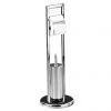 Chrome Floorstanding Toilet Brush and Roll Holder - 1600967 2 Chrome Floorstanding Toilet Brush and Roll Holder - 1600967 -FlushPro Shop 1600967 n p