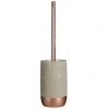 Neptune Toilet Brush Holder - Concrete & Copper 2 Neptune Toilet Brush Holder - Concrete & Copper -FlushPro Shop 1601635 p