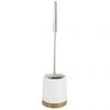Wenko Bamboo Ceramic Toilet Brush & Holder - 17676100 -FlushPro Shop 17676100 p