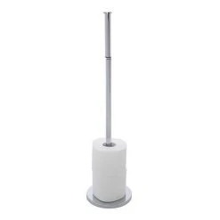 Wenko 2-in-1 Stainless Steel Freestanding Toilet Paper Holder - 19637100 -FlushPro Shop 19637100 D2 460