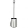 Wenko Nova Toilet Brush & Holder - Stainless Steel - 20028100 -FlushPro Shop 20028100 p