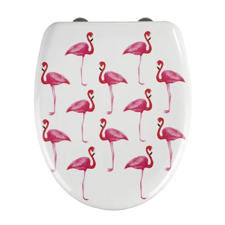 Wenko Flamingo Soft Close Toilet Seat - 22406100 3 Wenko Flamingo Soft Close Toilet Seat - 22406100