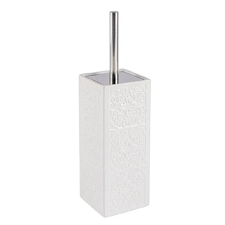 Wenko Cordoba White Ceramic Toilet Brush + Holder - 22651100 3 Wenko Cordoba White Ceramic Toilet Brush + Holder - 22651100