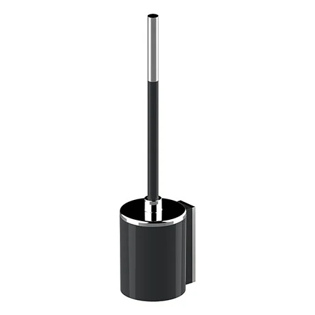 AKW Onyx Black Toilet Brush and Holder 3 AKW Onyx Black Toilet Brush and Holder
