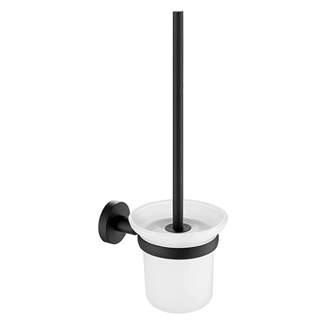 JTP Vos Matt Black Toilet Brush & Holder 3 JTP Vos Matt Black Toilet Brush & Holder