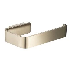 JTP Hix Brushed Brass Toilet Roll Holder