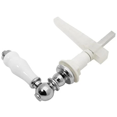 Traditional Ceramic Cistern Lever Handle - 345617 3 Traditional Ceramic Cistern Lever Handle - 345617 - Image 2