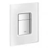 Grohe Skate Cosmopolitan WC Wall Flush Plate - Chrome/daVinci Satin - 38845MF0 -FlushPro Shop 38845MF0 P
