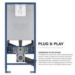 Grohe Rapid SLX 1.13m Support Frame for Rimless WC & Sensia - 39598000 -FlushPro Shop 39598000 D3 460