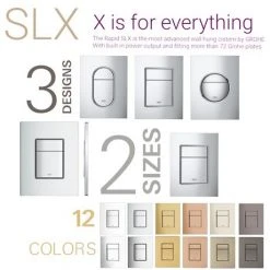 Grohe Rapid SLX 1.13m Support Frame for Rimless WC & Sensia - 39598000 -FlushPro Shop 39598000 D4 460