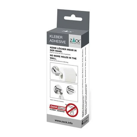 Zack Scala Stainless Steel Wall Mounted Toilet Brush + Mount Adhesive 4 Zack Scala Stainless Steel Wall Mounted Toilet Brush + Mount Adhesive - Image 2