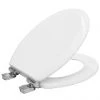 Bemis Chicago Soft Close Toilet Seat with Chrome Hinges 1 Bemis Chicago Soft Close Toilet Seat with Chrome Hinges -FlushPro Shop 5000QCELT000 P