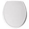 Bemis - 5023AR Rope Design Toilet Seat - White - 5023AR000 1 Bemis - 5023AR Rope Design Toilet Seat - White - 5023AR000 -FlushPro Shop 5023AR000 l 460