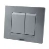 Wirquin Essential Dual Flush Plate - Matt Chrome 2 Wirquin Essential Dual Flush Plate - Matt Chrome -FlushPro Shop 55720349 P