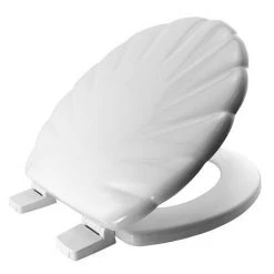 Bemis - 5900AR Shell Design Toilet Seat - White - 5900AR000 -FlushPro Shop 5900AR000 d1 460