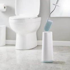 Joseph Joseph Flex Smart Toilet Brush & Holder - White/Blue - 70506 -FlushPro Shop 70506 D3 460