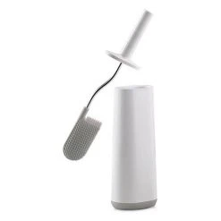 Joseph Joseph Flex Smart Toilet Brush & Holder - White/Grey - 70515