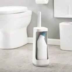 Joseph Joseph Flex Plus Smart Toilet Brush & Holder with Storage Caddy - White/Grey - 70516 9 Joseph Joseph Flex Plus Smart Toilet Brush & Holder with Storage Caddy - White/Grey - 70516 -FlushPro Shop 70516 D1 460