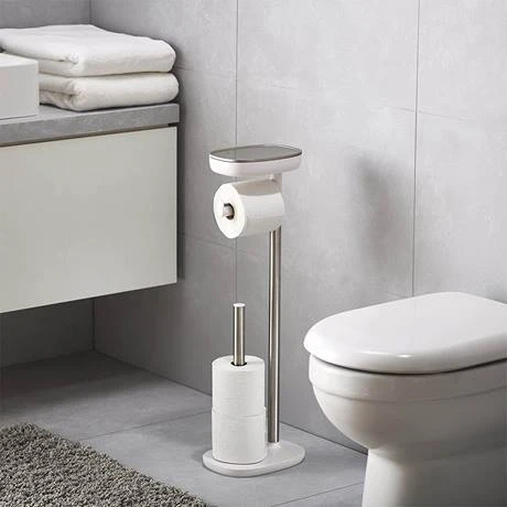 Joseph Joseph EasyStore Freestanding Toilet Paper Holder - 70518 4 Joseph Joseph EasyStore Freestanding Toilet Paper Holder - 70518 - Image 2
