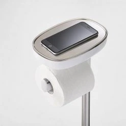 Joseph Joseph EasyStore Freestanding Toilet Paper Holder - 70518 10 Joseph Joseph EasyStore Freestanding Toilet Paper Holder - 70518 -FlushPro Shop 70518 D2 460