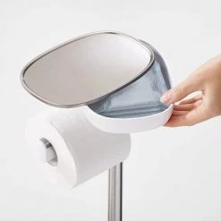 Joseph Joseph EasyStore Freestanding Toilet Paper Holder - 70518 11 Joseph Joseph EasyStore Freestanding Toilet Paper Holder - 70518 -FlushPro Shop 70518 D3 460