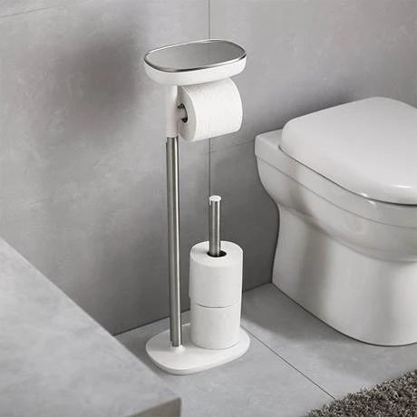 Joseph Joseph EasyStore Freestanding Toilet Paper Holder - 70518 7 Joseph Joseph EasyStore Freestanding Toilet Paper Holder - 70518 - Image 5
